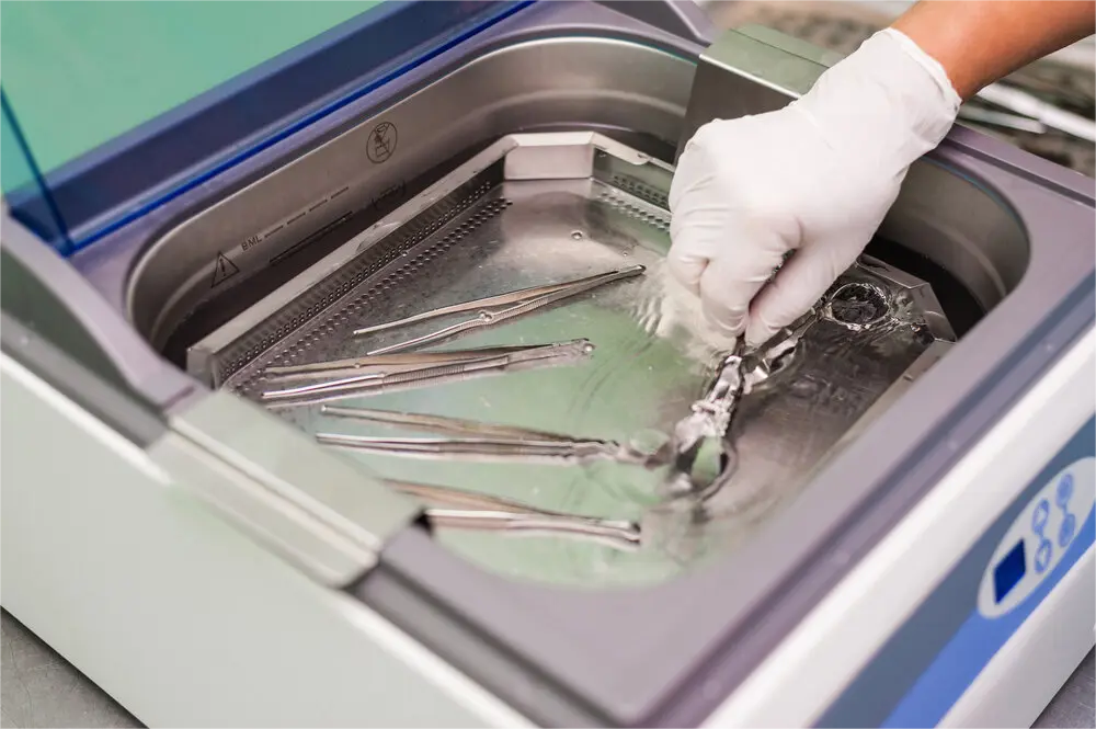 an_ultrasonic_cleaner